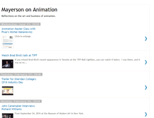 Tablet Screenshot of mayersononanimation.blogspot.com