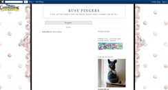 Desktop Screenshot of busyfingers-toady.blogspot.com