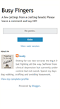 Mobile Screenshot of busyfingers-toady.blogspot.com