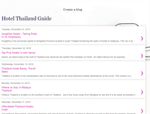 Tablet Screenshot of hotel-thailand-guide.blogspot.com