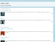 Tablet Screenshot of blogliberlibri.blogspot.com