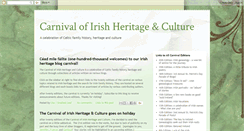 Desktop Screenshot of irishheritagecarnival.blogspot.com