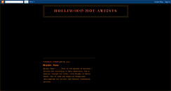Desktop Screenshot of holliwoodhotartists.blogspot.com