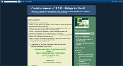 Desktop Screenshot of comision-jovenes-cpce-tandil.blogspot.com