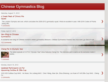 Tablet Screenshot of gymchina.blogspot.com