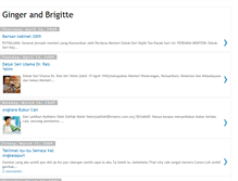 Tablet Screenshot of gingerbrigitte.blogspot.com
