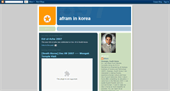 Desktop Screenshot of aframinkorea.blogspot.com