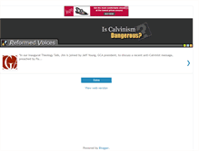 Tablet Screenshot of iscalvinismdangerous.blogspot.com