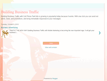Tablet Screenshot of buildingbusinesstraffic.blogspot.com