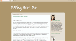 Desktop Screenshot of makingoverme.blogspot.com