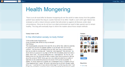 Desktop Screenshot of healthmongering.blogspot.com