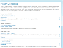Tablet Screenshot of healthmongering.blogspot.com