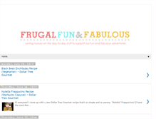 Tablet Screenshot of frugalfunandfabulous.blogspot.com