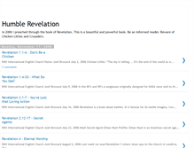 Tablet Screenshot of humblerevelation.blogspot.com