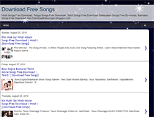 Tablet Screenshot of downloadfreesongss.blogspot.com