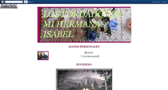 Desktop Screenshot of mayu-losbordadosdeisabel.blogspot.com