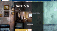 Desktop Screenshot of interior-chic.blogspot.com