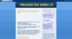 Desktop Screenshot of progestaodirec7.blogspot.com