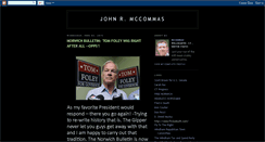 Desktop Screenshot of johnrmccommas.blogspot.com