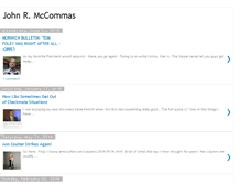 Tablet Screenshot of johnrmccommas.blogspot.com