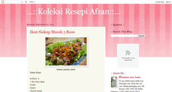 Desktop Screenshot of koleksiresepiafzan.blogspot.com