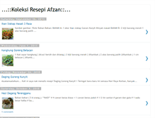 Tablet Screenshot of koleksiresepiafzan.blogspot.com