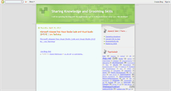 Desktop Screenshot of groomingwebdevelopmentskills.blogspot.com