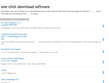 Tablet Screenshot of 1clickdownloadsoftware.blogspot.com