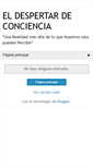 Mobile Screenshot of despertardeconcienciagrupos.blogspot.com