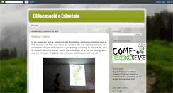 Desktop Screenshot of ecosensacio.blogspot.com