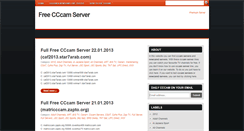 Desktop Screenshot of freecccamserver2012.blogspot.com