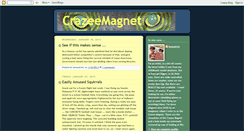 Desktop Screenshot of crazeemagnet.blogspot.com