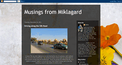 Desktop Screenshot of musingsfrommiklagard.blogspot.com