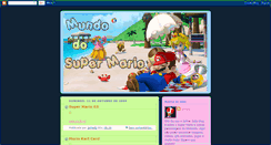 Desktop Screenshot of mundodosupermario.blogspot.com