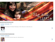 Tablet Screenshot of bigndlittle.blogspot.com