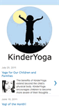 Mobile Screenshot of kinderyogaaustralia.blogspot.com