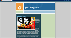 Desktop Screenshot of goodoldgames.blogspot.com