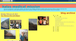 Desktop Screenshot of halosmedicalmission.blogspot.com