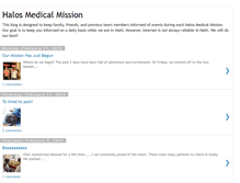 Tablet Screenshot of halosmedicalmission.blogspot.com