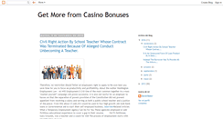 Desktop Screenshot of getmorefromcasinobonuses.blogspot.com