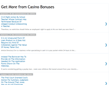 Tablet Screenshot of getmorefromcasinobonuses.blogspot.com