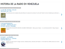 Tablet Screenshot of historiadelaradioenvenezuela.blogspot.com