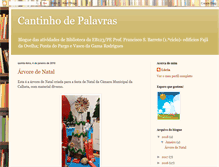 Tablet Screenshot of cantinhodepalavras.blogspot.com