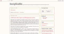 Desktop Screenshot of inexplicable-amrmj.blogspot.com