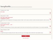 Tablet Screenshot of inexplicable-amrmj.blogspot.com