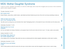 Tablet Screenshot of motherdaughtersyndrome.blogspot.com