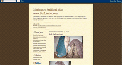 Desktop Screenshot of mariannes-strikkeri.blogspot.com