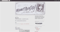 Desktop Screenshot of elmonstruoso.blogspot.com