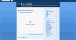 Desktop Screenshot of ericsjokelist.blogspot.com