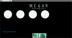 Desktop Screenshot of meganwainwright.blogspot.com